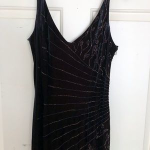 B'Zar Vintage Velour Dress, Size 10